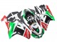 Kawasaki ZX6R Motorrad Verkleidung 2007-2008 - Grun Rot
