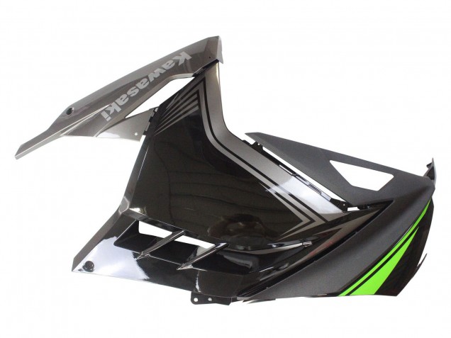Kawasaki EX300 Motorrad Verkleidung 2013-2024 - Glanzendes Schwarz Matt Schwarz Grun