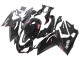 Aprilia RS125 Motorrad Verkleidung 2006-2011 - Glanzendes Schwarz Rot Weiss Aufkleber