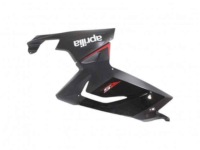 Aprilia RS125 Motorrad Verkleidung 2006-2011 - Glanzendes Schwarz Rot Weiss Aufkleber