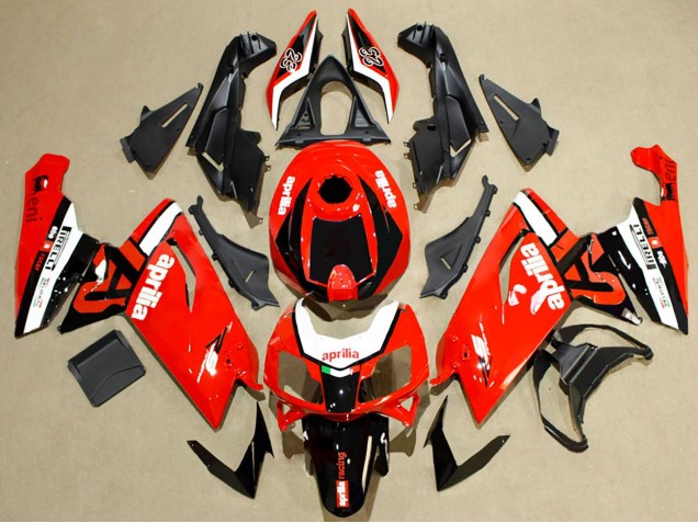 Aprilia RS125 Motorrad Verkleidung 2006-2011 - Rot Weiss Schwarz