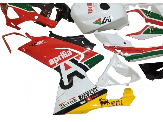 Aprilia RS125 Motorrad Verkleidung 2006-2011 - Weiss Rot Grun