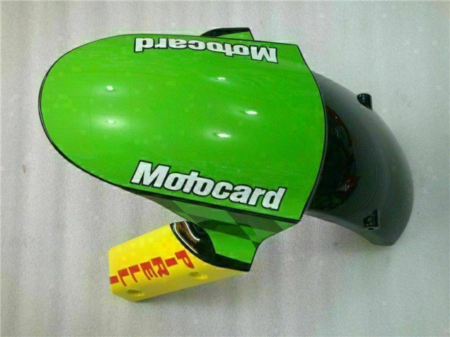 Kawasaki ZX6R Motorrad Verkleidung 2009-2012 - Grun Weiss Rot Schwarz Blau Motocard
