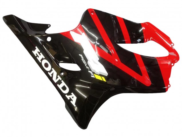Honda CBR600 F4i Motorrad Verkleidung 2004-2007 - Rot Glanzendes Schwarz