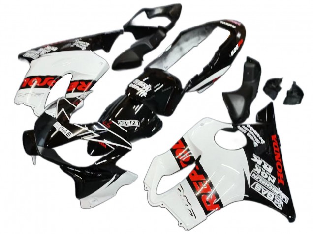 Honda CBR600 F4i Motorrad Verkleidung 2004-2007 - Weiss Glanzendes Schwarz Rot Repsol