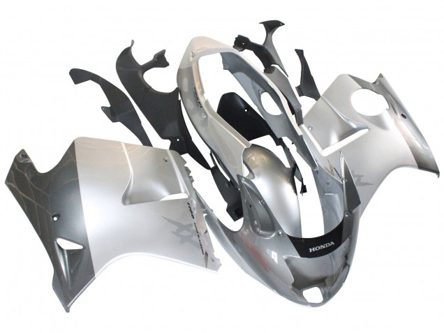 Honda CBR1100XX Blackbird Motorrad Verkleidung 1996-2007 - Silber Grau