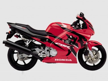 Honda CBR600 F3 Motorrad Verkleidung 1997-1998 - Rot Glanzendes Schwarz