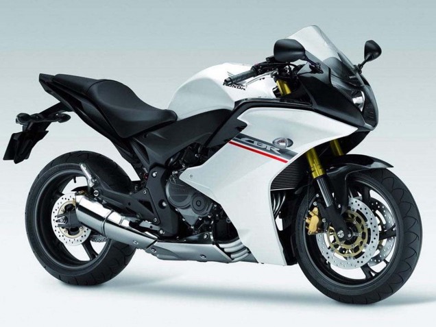 Honda CBR600F Motorrad Verkleidung 2011-2013 - Weiss Grau