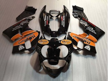 Honda CBR900RR 893 Motorrad Verkleidung 1992-1993 - Glanzendes Schwarz Orange Hm Plant
