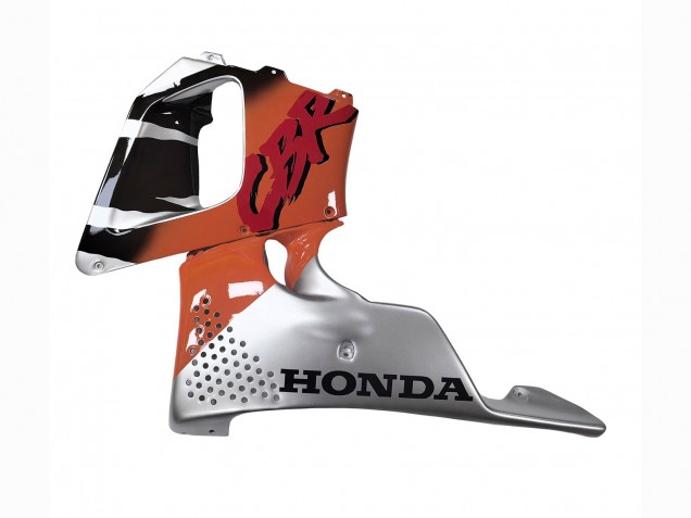 Honda CBR900RR 893 Motorrad Verkleidung 1994-1995 - Silber Orange Glanzendes Schwarz