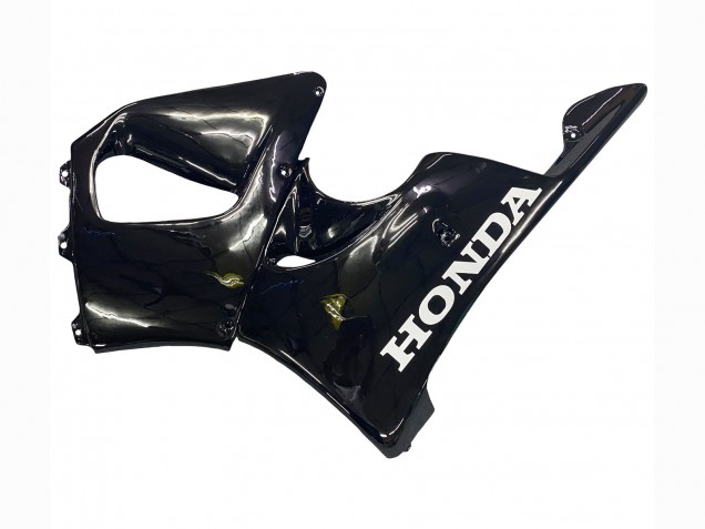 Honda CBR900RR 919 Motorrad Verkleidung 1998-1999 - Glanzendes Schwarz Weiss Aufkleber