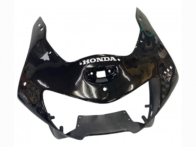 Honda CBR900RR 919 Motorrad Verkleidung 1998-1999 - Glanzendes Schwarz Weiss Aufkleber