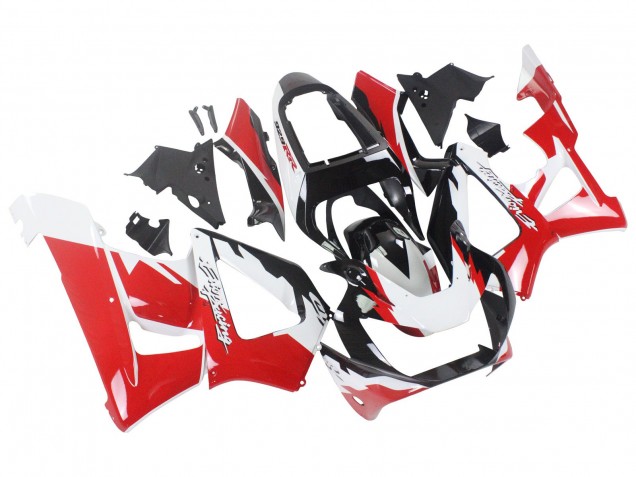 Honda CBR900RR 929 Motorrad Verkleidung 2000-2001 - Weiss Rot Glanzendes Schwarz Rennen