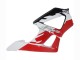 Honda CBR900RR 929 Motorrad Verkleidung 2000-2001 - Weiss Rot Glanzendes Schwarz Rennen