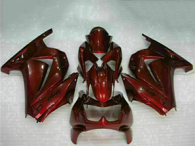 Kawasaki EX250 Motorrad Verkleidung 2008-2012 - Kastanienbraun Rot