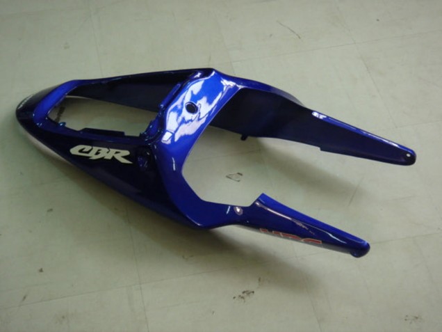 Honda CBR900RR 954 Motorrad Verkleidung 2002-2003 - Blau Gelb Glanzendes Schwarz Telefumica MoviStar Castrol
