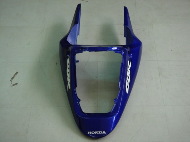 Honda CBR900RR 954 Motorrad Verkleidung 2002-2003 - Blau Gelb Glanzendes Schwarz Telefumica MoviStar Castrol