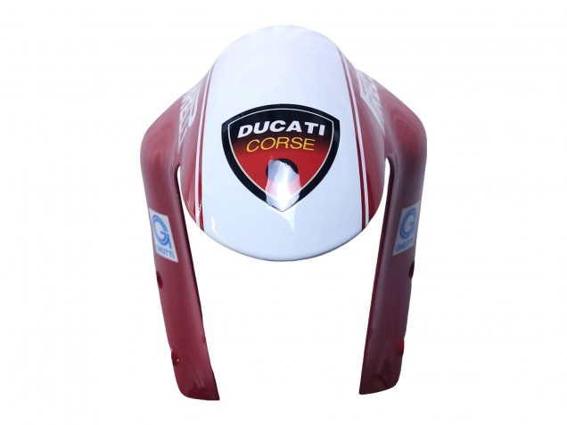 Ducati 848/1098/1198 Motorrad Verkleidung 2007-2014 - Weiss Rot Glanzendes Schwarz Valsir Xerox