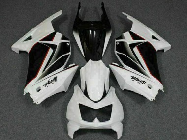 Kawasaki EX250 Motorrad Verkleidung 2008-2012 - Weiss Schwarz Ninja