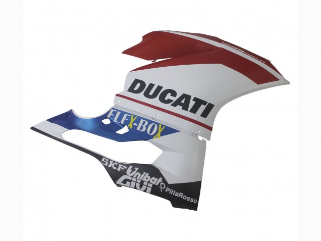 Ducati 1299 Motorrad Verkleidung 2015-2020 - Weiss Rot Blau Matt Schwarz Unibat Flex-Box