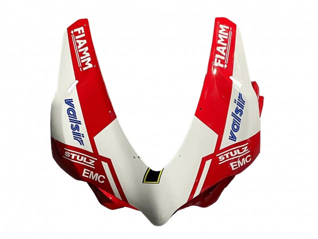 Ducati 959/1299 Motorrad Verkleidung 2015-2020 - Weiss Rot Grun Valsir Fiamm 7