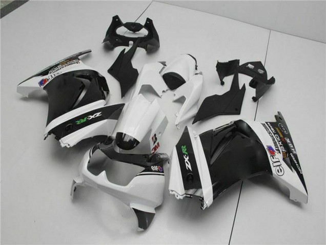 Kawasaki EX250 Motorrad Verkleidung 2008-2012 - Weiss Schwarz Grun