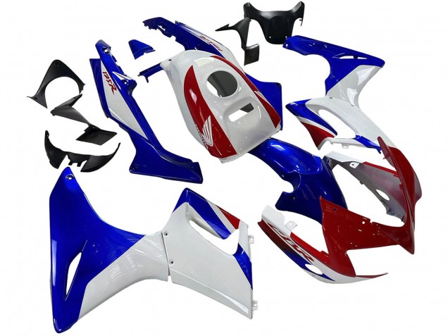 Honda CBR125R Motorrad Verkleidung 2002-2006 - Weiss Blau Rot
