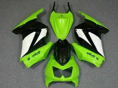Kawasaki EX250 Motorrad Verkleidung 2008-2012 - Grun Weiss Schwarz