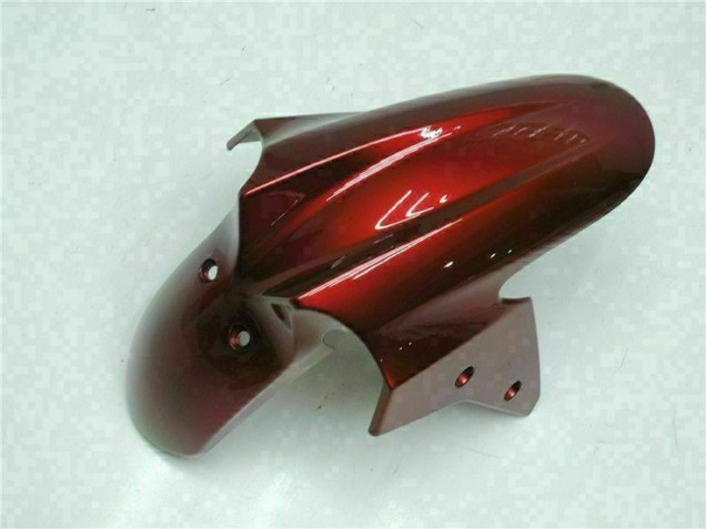 Kawasaki EX250 Motorrad Verkleidung 2008-2012 - Glanzendes Schwarz Kastanienbraun Rot