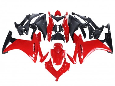 Honda CBR500R Motorrad Verkleidung 2013-2015 - Rot Matt Schwarz