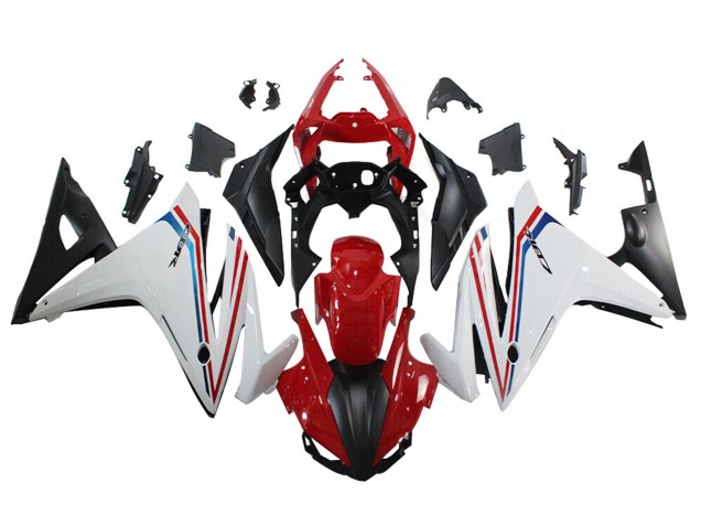 Honda CBR500R Motorrad Verkleidung 2016-2018 - Weiss Rot Blau Matt Schwarz