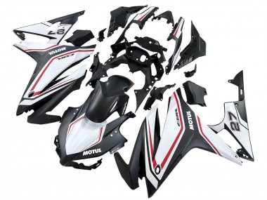 Honda CBR500R Motorrad Verkleidung 2016-2018 - Weiss Rot Matt Schwarz