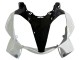 Honda VFR 800 Motorrad Verkleidung 2002-2013 - Perl Weiss Glanzendes Schwarz Aufkleber