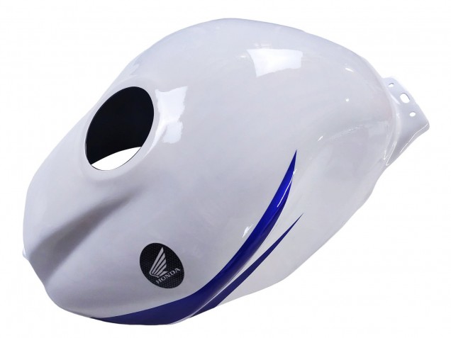 Honda VFR 800 Motorrad Verkleidung 2002-2013 - Weiss Rot Blau Motul
