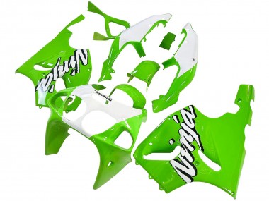 Kawasaki ZX7R Motorrad Verkleidung 1996-2003 - Weiss Grun