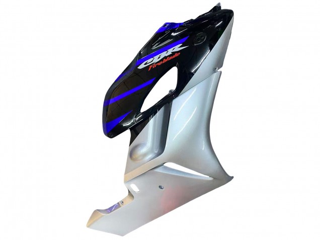 Honda CBR1000RR Motorrad Verkleidung 2004-2005 - Silber Blau Glanzendes Schwarz