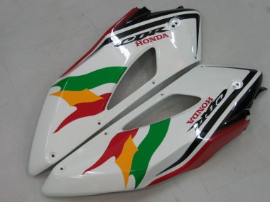 Honda CBR1000RR Motorrad Verkleidung 2004-2005 - Weiss Blau Rot Glanzendes Schwarz Stern EuroBet Lee