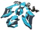 Honda CBR1000RR Motorrad Verkleidung 2004-2005 - Hellblau Glanzendes Schwarz