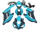Honda CBR1000RR Motorrad Verkleidung 2004-2005 - Hellblau Glanzendes Schwarz