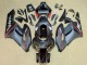Honda CBR1000RR Motorrad Verkleidung 2004-2005 - Glanzendes Schwarz Glanzendes Grau Rot Streifen