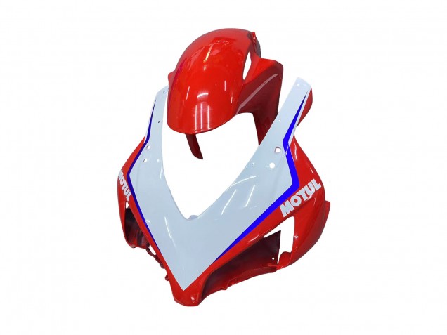 Honda CBR1000RR Motorrad Verkleidung 2004-2005 - Rot Blau Weiss Schwarz Motul