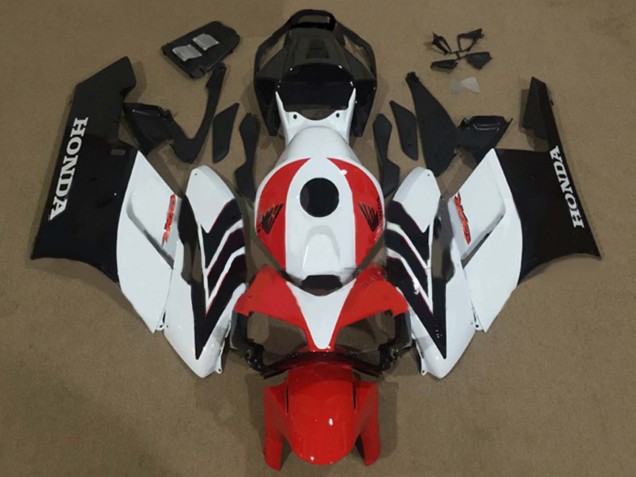 Honda CBR1000RR Motorrad Verkleidung 2004-2005 - Weiss Rot Matt Schwarz