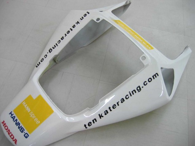 Honda CBR1000RR Motorrad Verkleidung 2006-2007 - Weiss Grun Glanzendes Schwarz Hannspree 52