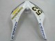 Honda CBR1000RR Motorrad Verkleidung 2006-2007 - Weiss Grun Glanzendes Schwarz Hannspree 52