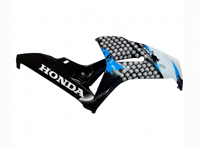 Honda CBR1000RR Motorrad Verkleidung 2006-2007 - Weiss Blau Glanzendes Schwarz