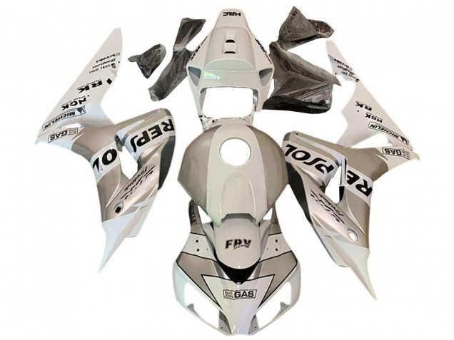 Honda CBR1000RR Motorrad Verkleidung 2006-2007 - Weiss Grau Repsol