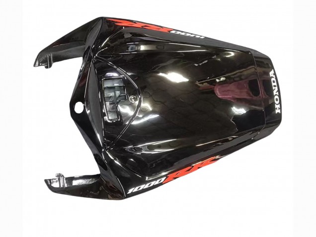 Honda CBR1000RR Motorrad Verkleidung 2008-2011 - Glanzendes Schwarz Rot Flamme