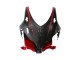Honda CBR1000RR Motorrad Verkleidung 2008-2011 - Schwarzes Carbonfaser Rot