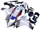 Honda CBR1000RR Motorrad Verkleidung 2008-2011 - Weiss Rot Blau Schwarz Stern Lee Carrera