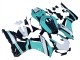 Honda CBR1000RR Motorrad Verkleidung 2017-2024 - Weiss Hellblau Glanzendes Schwarz